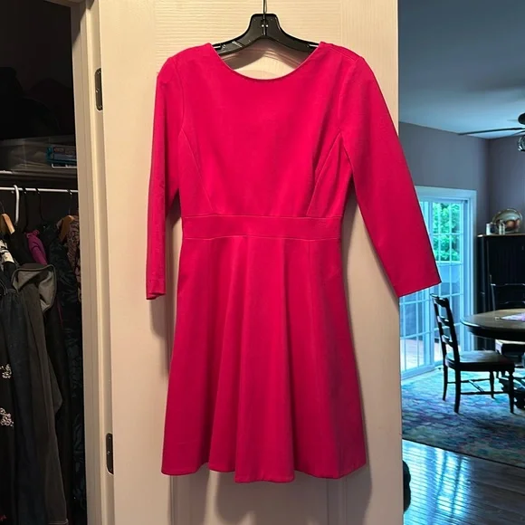 kate spade pink bow back dress Julia Bubble Dress